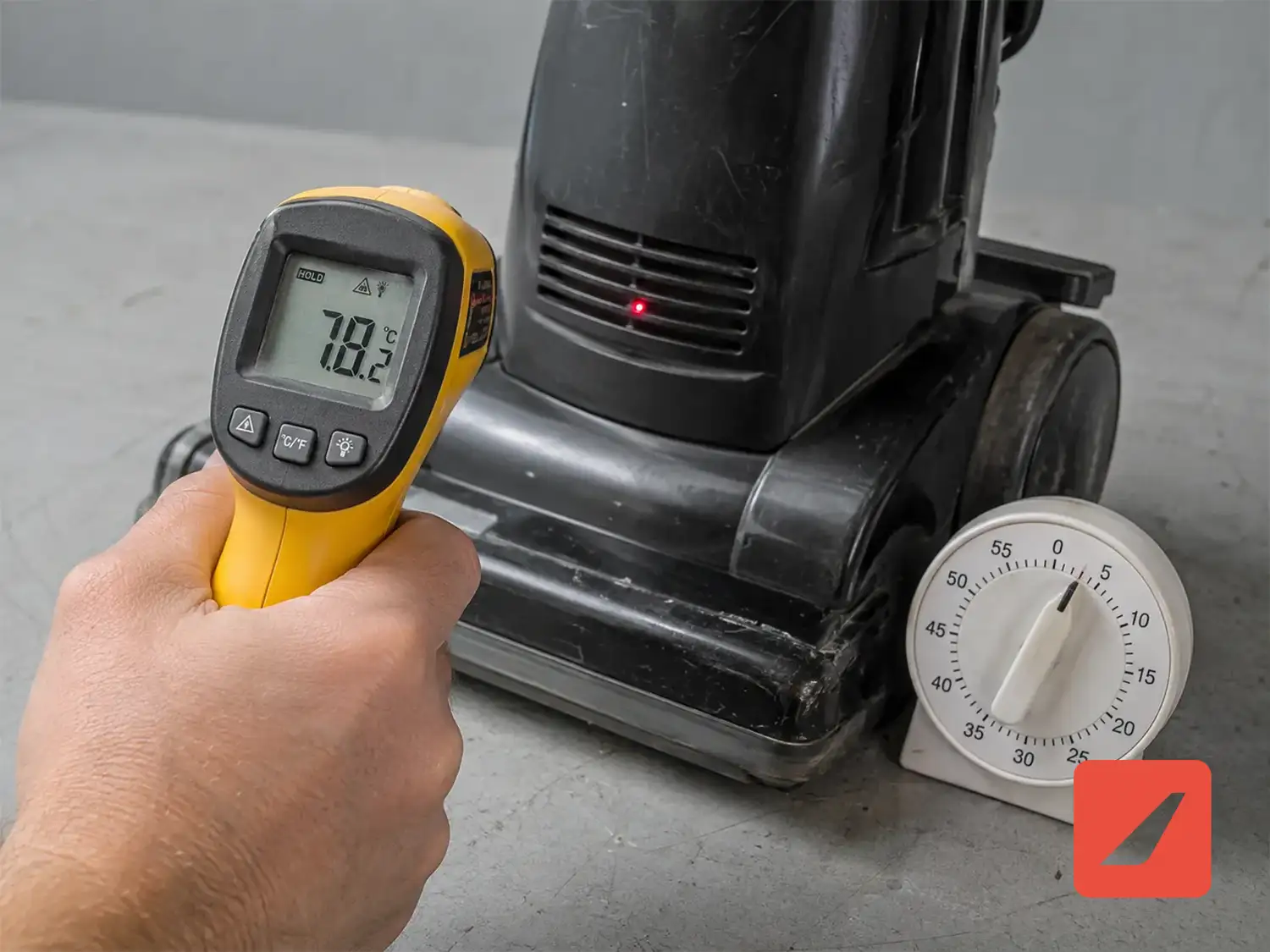 علت داغ شدن جاروبرقی - Reasons why the vacuum cleaner gets hot