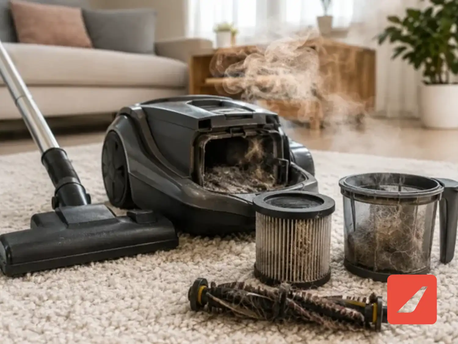 علت داغ شدن جاروبرقی - Reasons why the vacuum cleaner gets hot