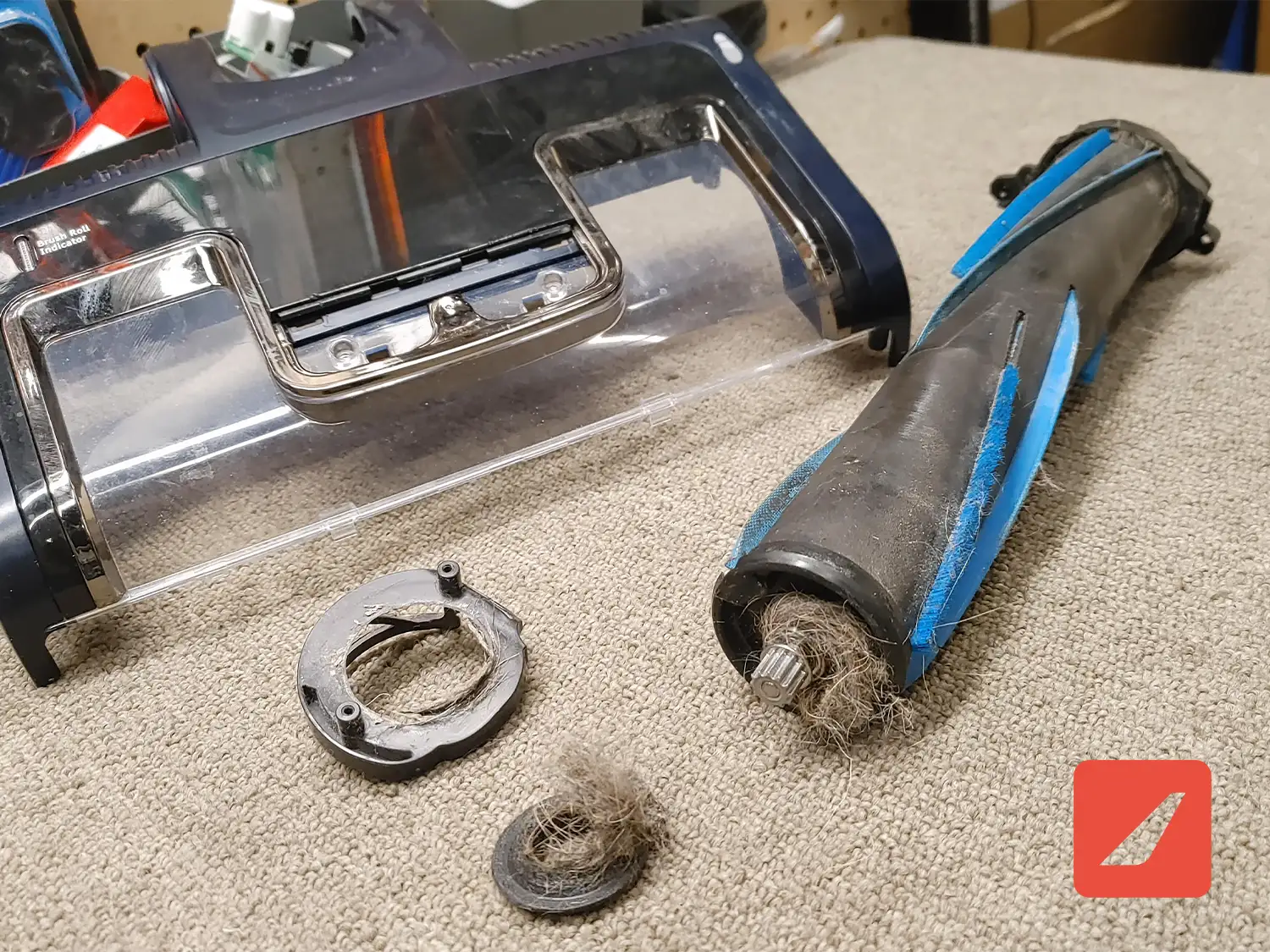 نحوه عملکرد، نگهداری و تعمیر برس جاروبرقی - vacuum cleaner brush repair